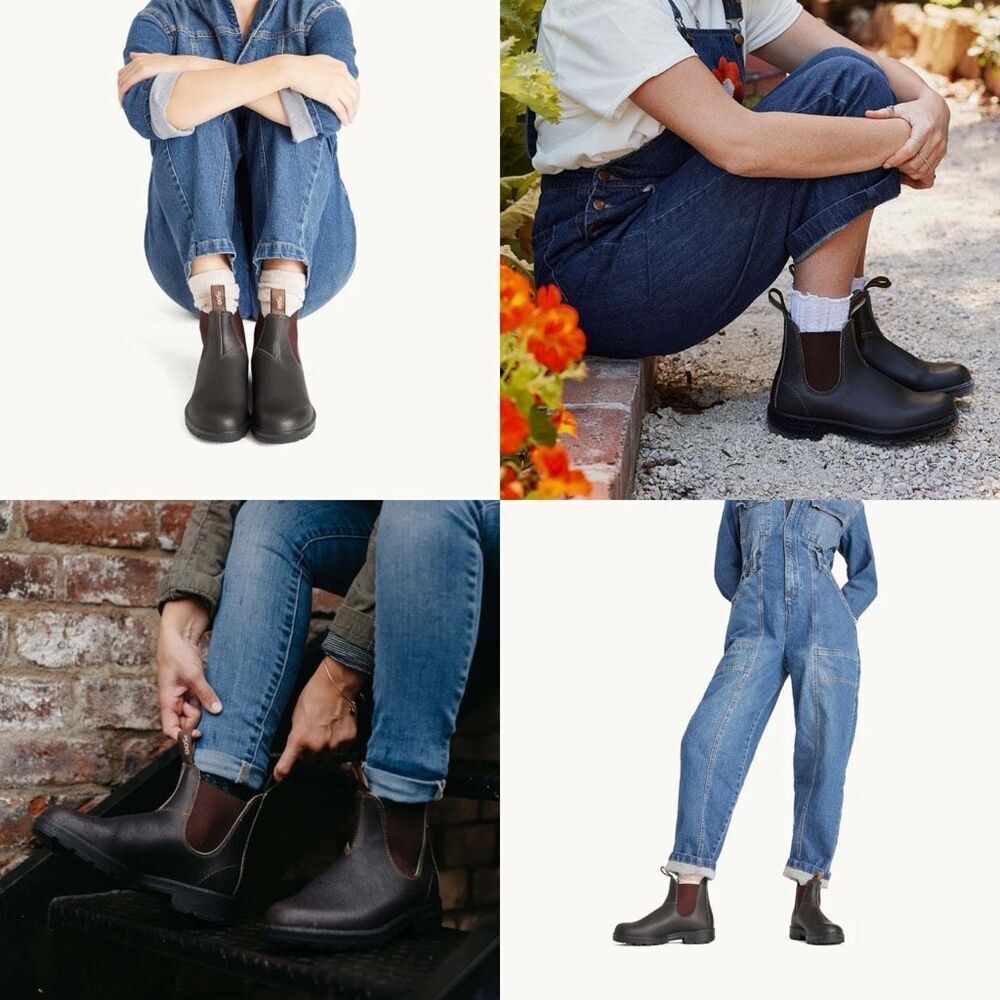 BLUNDSTONE Women’s Originals #500 Chelsea Boot in Stout Brown Size 4.5/US 7.5 - Picture 13 of 13